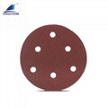 K168 5 inch 6 holes red aluminum oxide