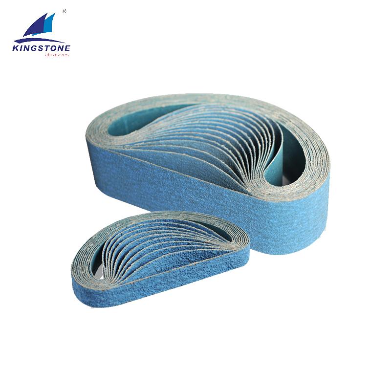 Zirconium oxide Abrasive Sanding Cloth Belt for grinding stainless