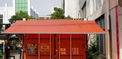 Container Folding Awning