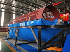 Trommel separator for sand washing process