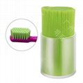 Synthetic polyester fiber toothbrush