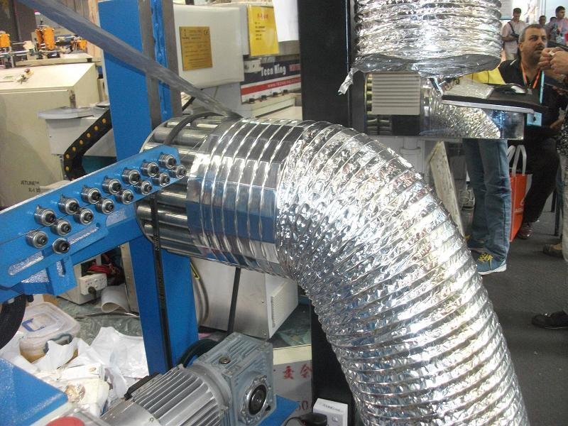Aluminum flexbile duct forming machine  2