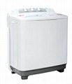 Lefei 9kg large capacity double barrel small household washing machine 2