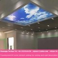 high quality lackfolie glossy translucent print pvc stretch ceiling film 3