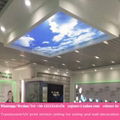 high quality lackfolie glossy translucent print pvc stretch ceiling film 1