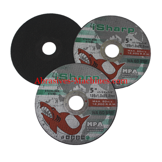 European-style Flat Type Cutting and Grinding Wheel with Black Paper 2