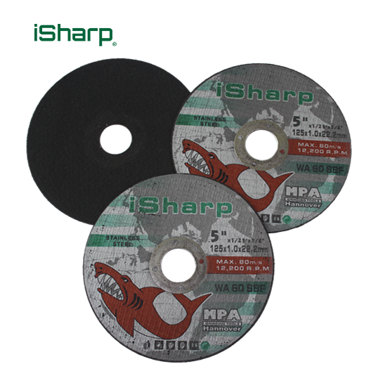 European-style Flat Type Cutting and Grinding Wheel with Black Paper 3