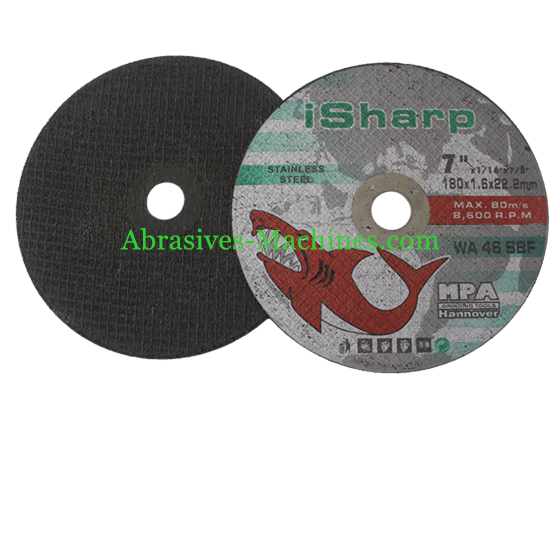 European-style Flat Type Cutting and Grinding Wheel with Black Paper 4