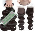 100%VIRGIN HUMAN HAIR CLOSURE 4