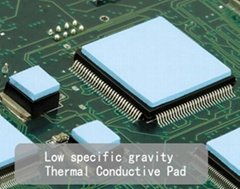Low specific gravity Thermal Conductive Pad Silicon pad