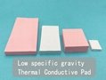 Low specific gravity Thermal Conductive Pad Silicon pad 4