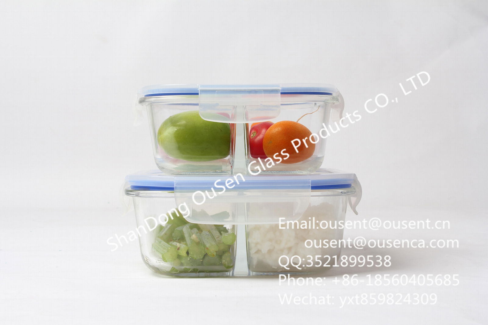 heat resistant glass airtight food container with seal lid 3