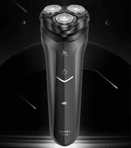  SID rs 7325 electric razor men's rechargeable smart wash three-headed car off