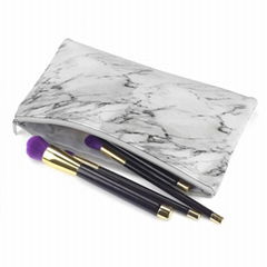 Marbling design makeup brush bag