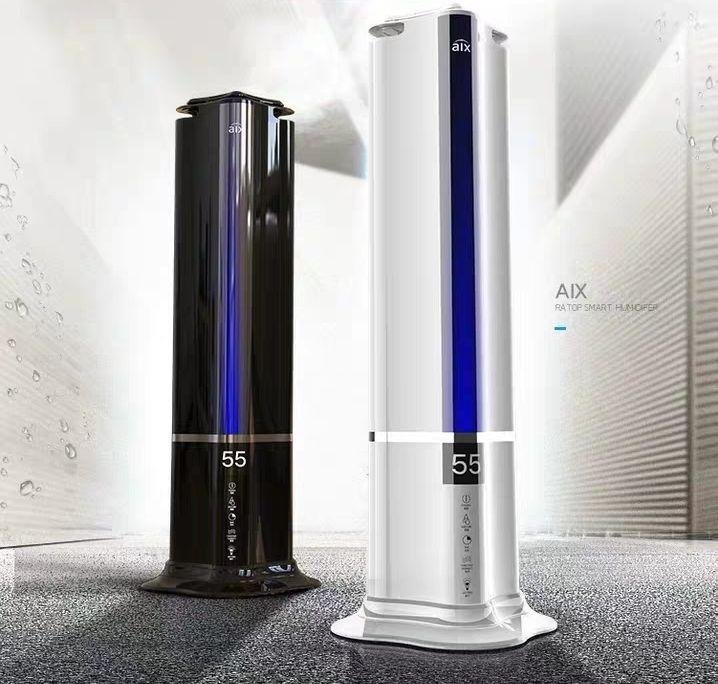 Nanometer degerming floor-mounted water-added air humidifier