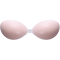 Lightweight seamless invisible reusable foam silicone bra