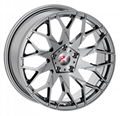 18 inch brushed Silver Matt balck JH-S01 aluminum wheels_ Jihoo Wheels