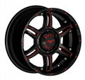 18×9 BLACK MILLING PIONTSJH-S02 auto aluminum wheels _Jihoo Wheels