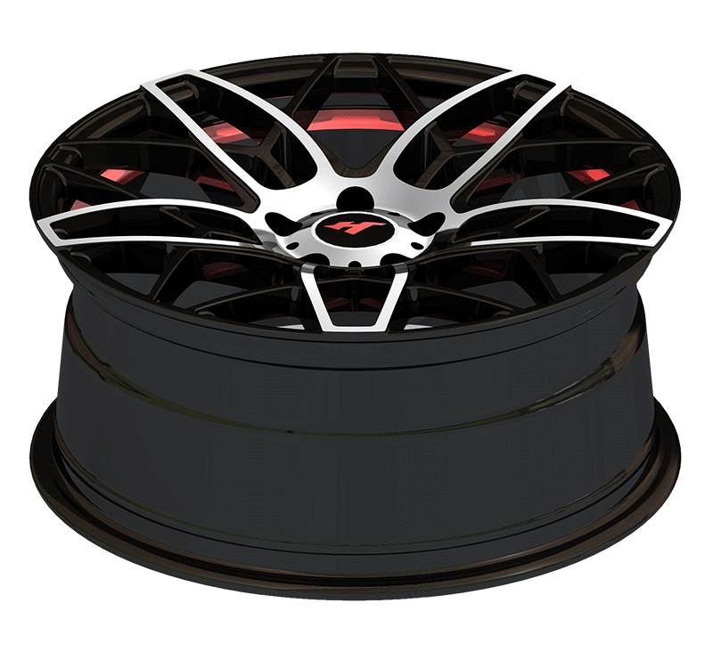 18 inch BLACK MILLING PIONTS aluminum wheels JH-S03 Jihoo Wheels 2