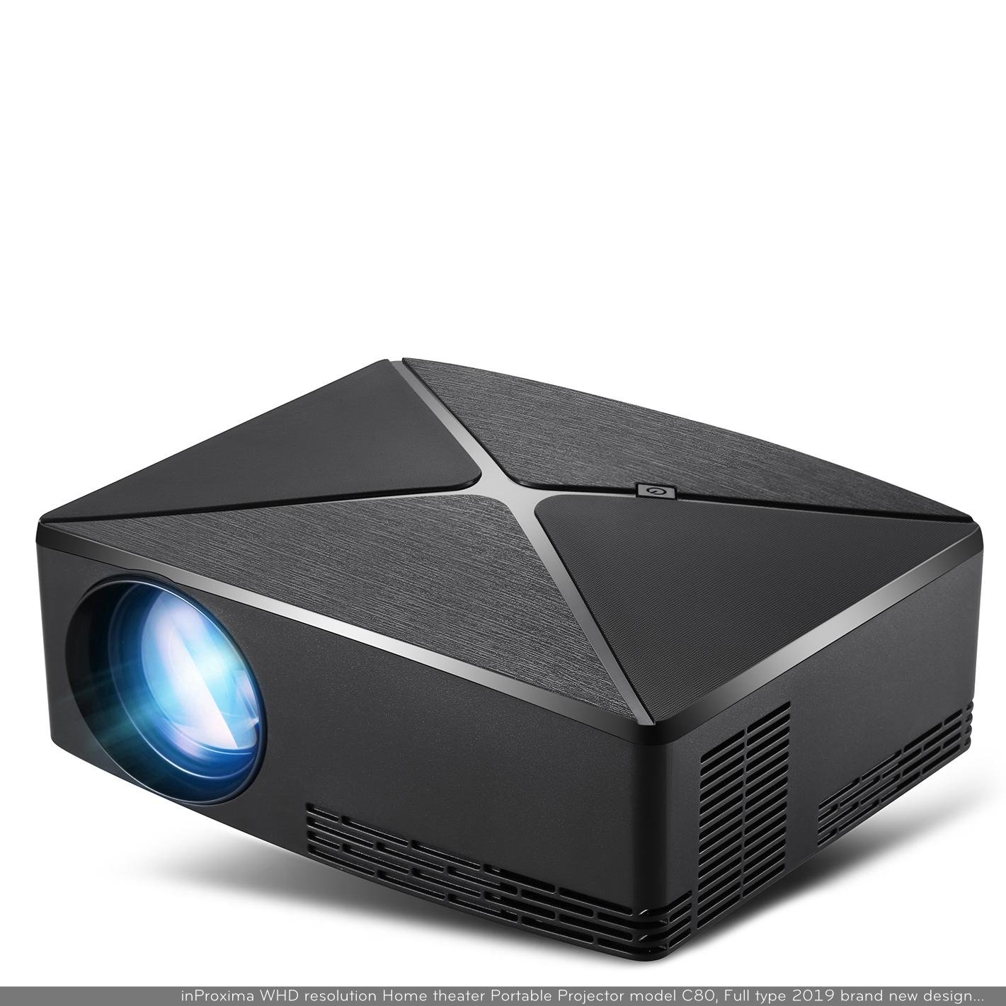 InProxima Android OS C80UP 1280x720P Mini Pocket Home Theater Projector