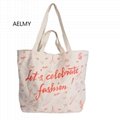 canvas tote bag for women with  signature 3