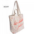canvas tote bag for women with  signature