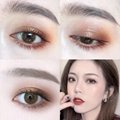 Four-color eye shadow square double layer blush portable tray 5