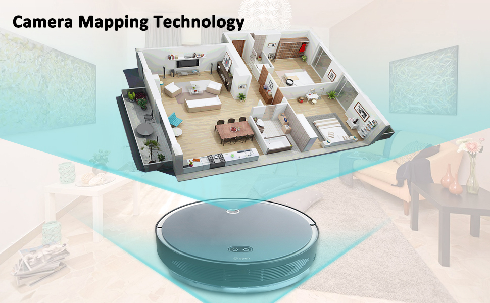 Gyroscope navigation Wet & dry automatic robot vacuum cleaner F8s 2