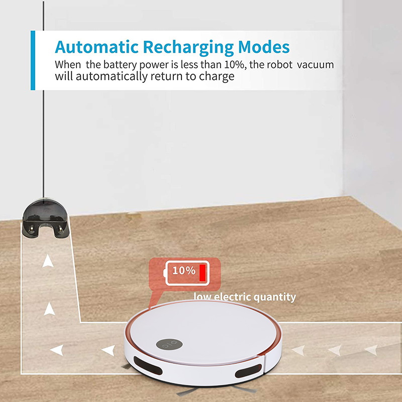 2021 Basic cheap automatic robot vacuum cleaner F6 3