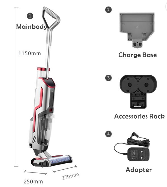 2021 Smart Handheld Wet&Dry Cordless Multifunction Vacuum Cleaner Hot Sell 5