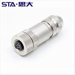 FRABA/POSITAL LINARIX Linear Sensor connector M12 5pin A  assembly metal plastic