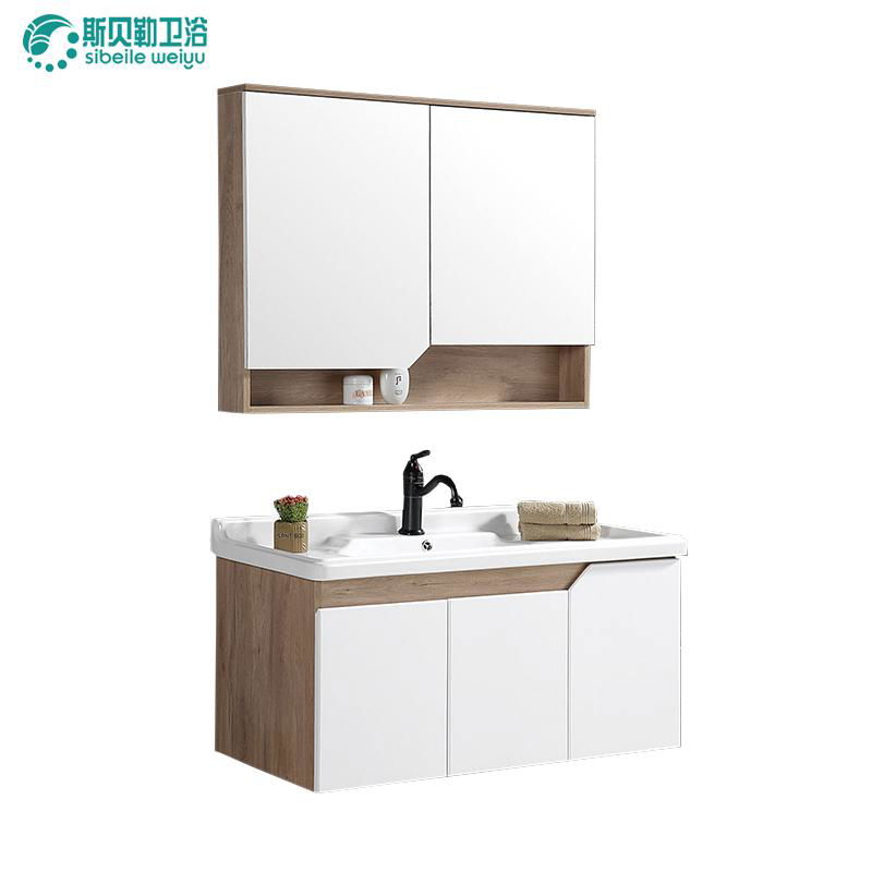 manufacturer and wholesale ecological wood bathroom cabinet  3