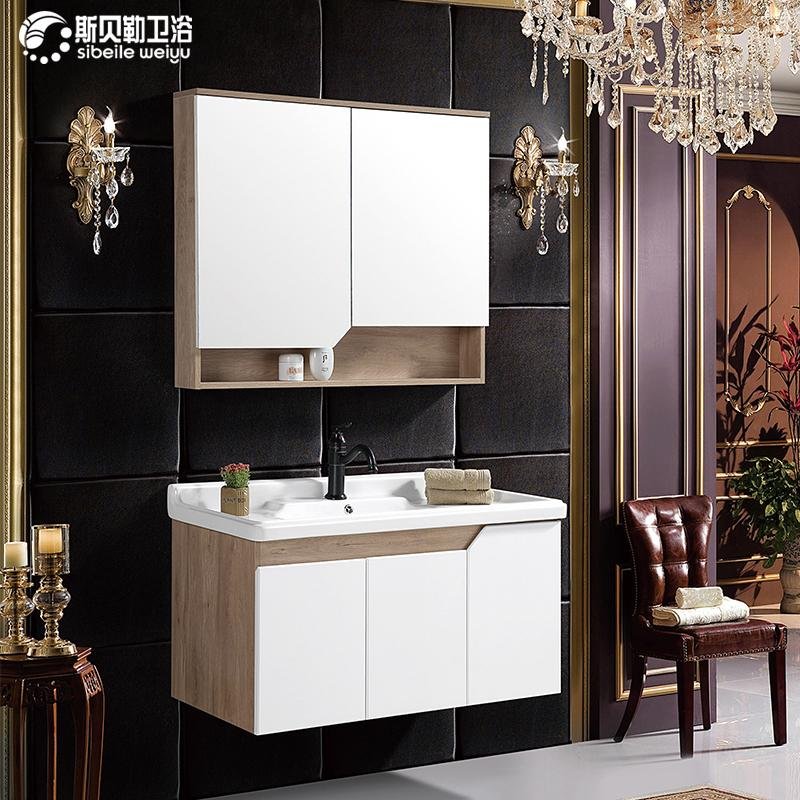 manufacturer and wholesale ecological wood bathroom cabinet  4