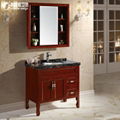 manufacturer and wholesale classical oak  bathroom cabinet  5