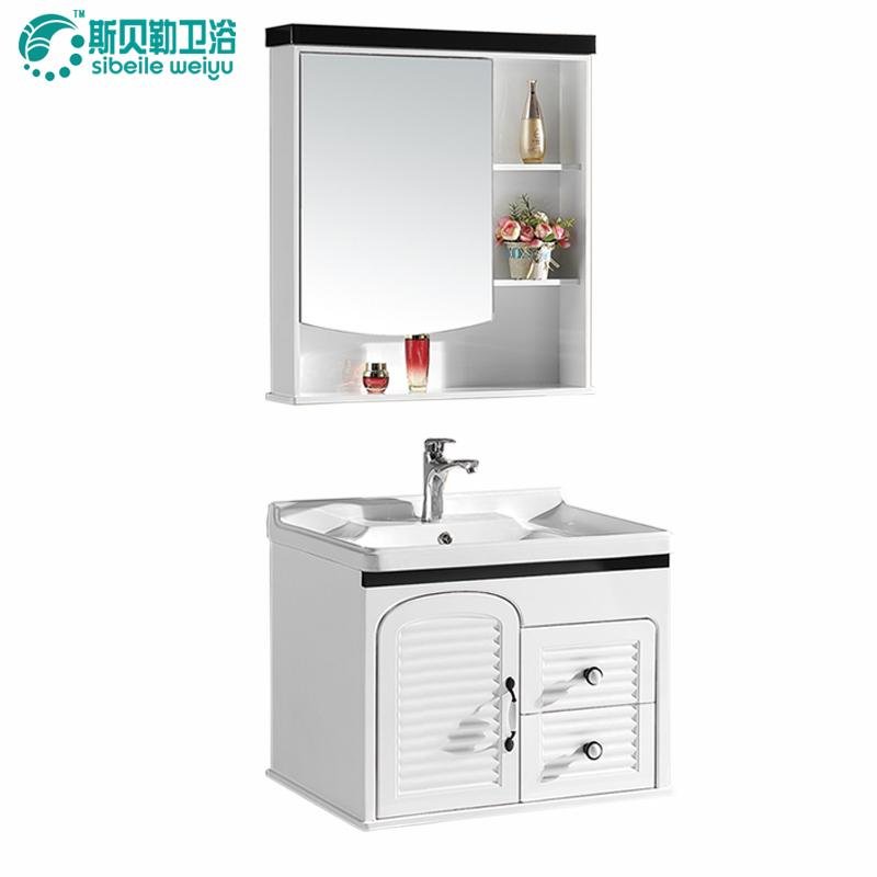 sell competitive price popular  PVC  bathroom cabinet  2