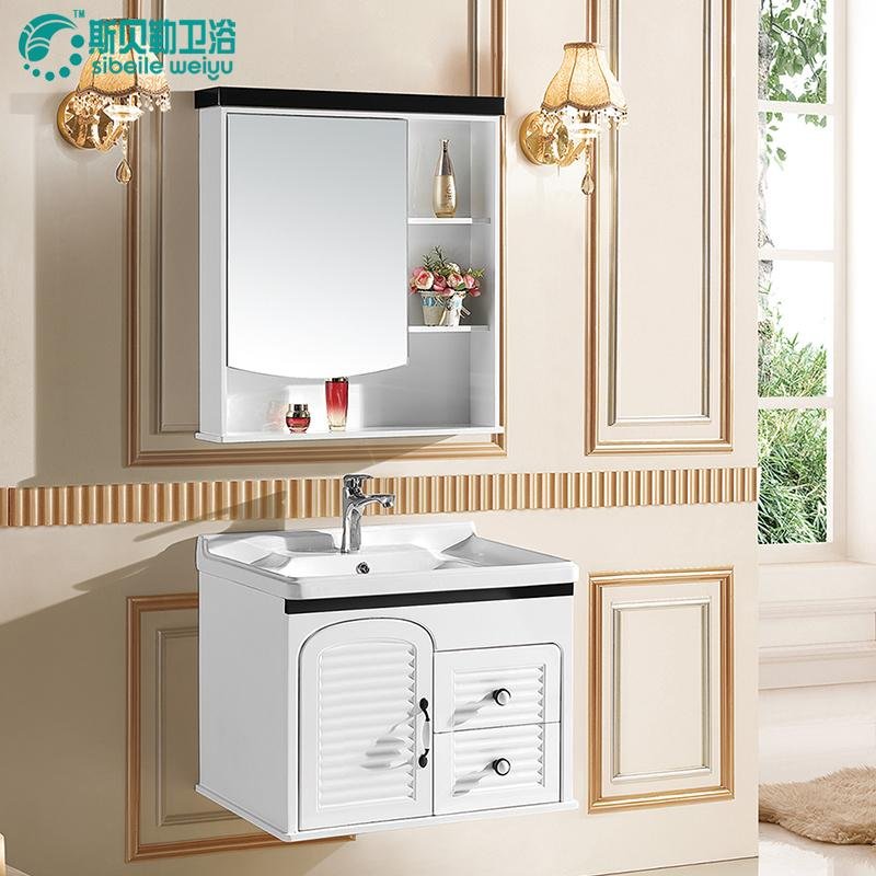 sell competitive price popular  PVC  bathroom cabinet  3