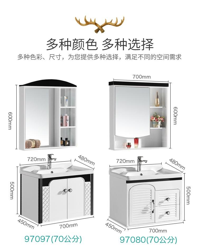 sell competitive price popular  PVC  bathroom cabinet  5