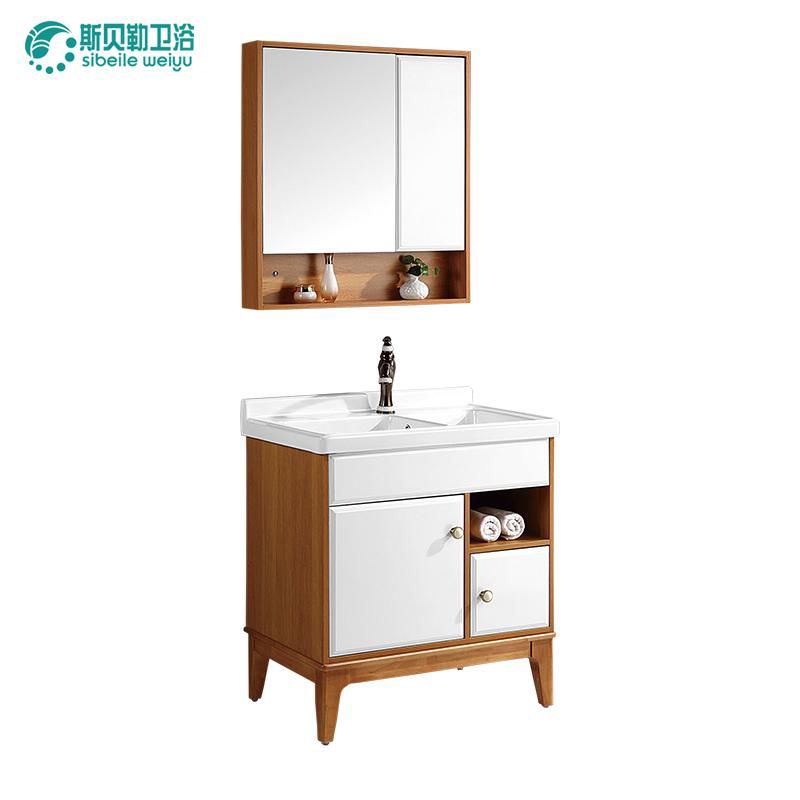 Factory directly  hot sale ecological wood   bathroom cabinet