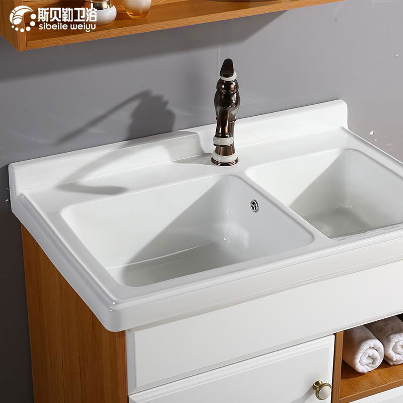 Factory directly  hot sale ecological wood   bathroom cabinet  3