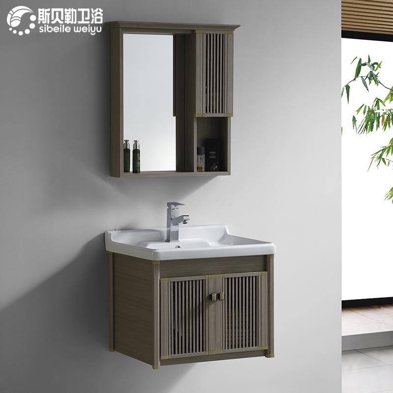 sell competitive price popular  space aluminum profile   bathroom cabinet  5