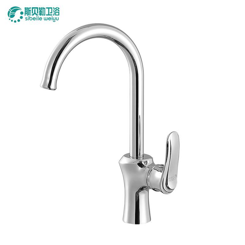 manufacturer and wholesale Best price single handle hot and cold kitchen faucet 