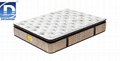 comfortable pillow top bedroom mattress with 3 zone pocket spring unit