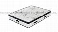 wholesales pocket spring memory foam mattress with Euro top 2
