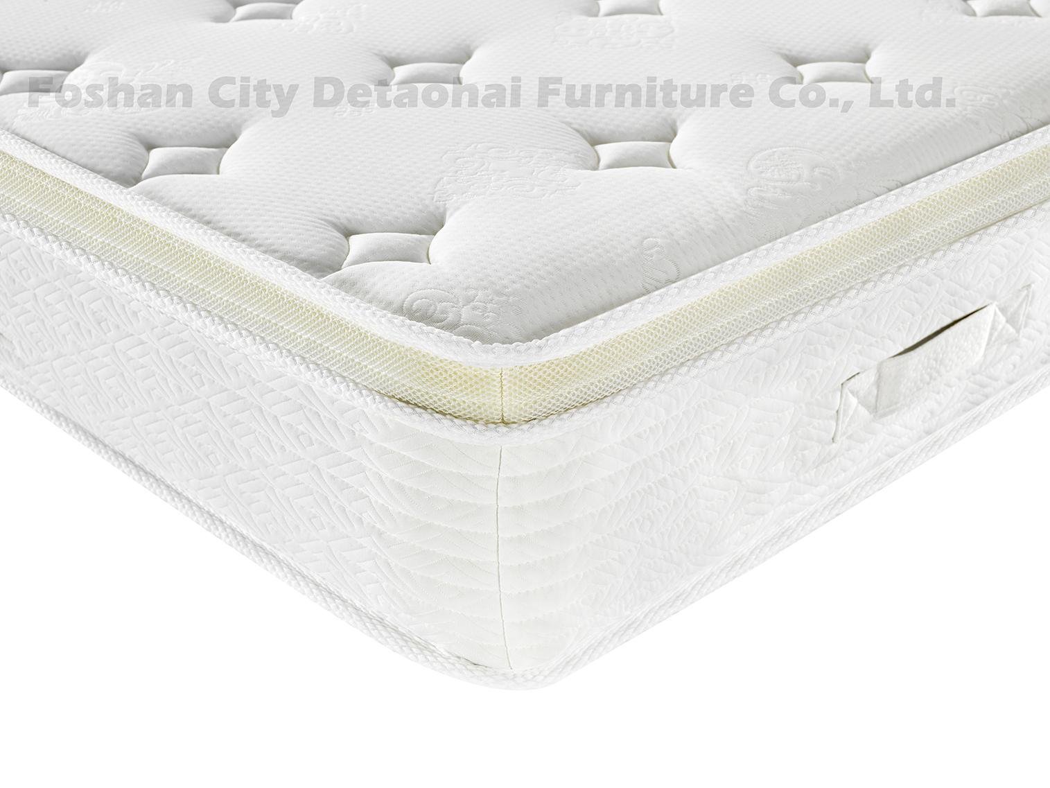 manufacturer sales pocket spring memory foam mattress with Euro top 3