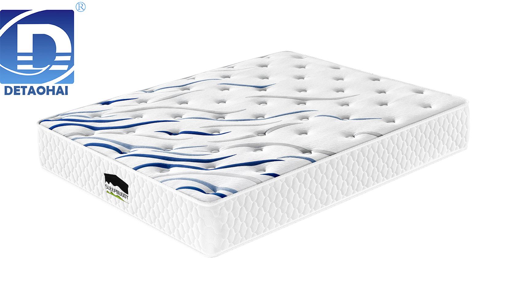 pocket spring latex mattress with knitting Fabrics