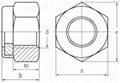 六角尼龙螺母 2