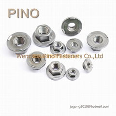 hexagon flange welding nuts all type