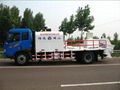 Truck-mounted concrete pump