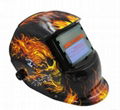 skull flame decals automatic welding mask 1