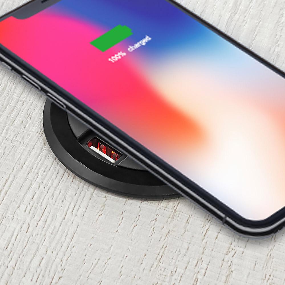 New products embedded qi wireless charger for office table 4